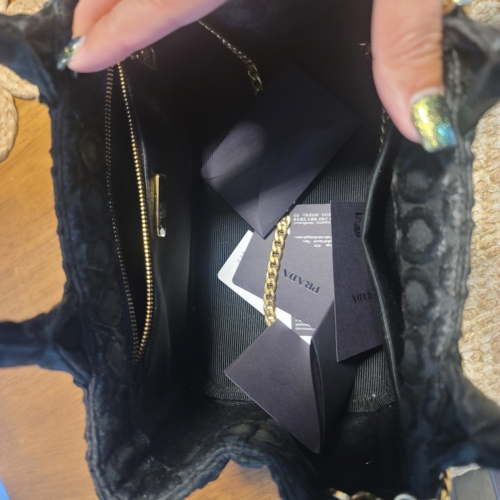 Prada Black Baroque Tote - Picture 6 of 11